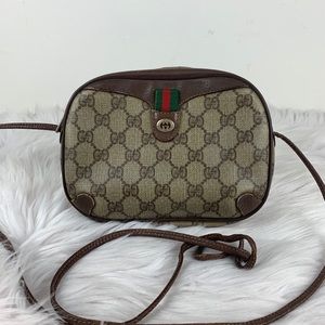 Gucci vintage Orphidia round camera bag